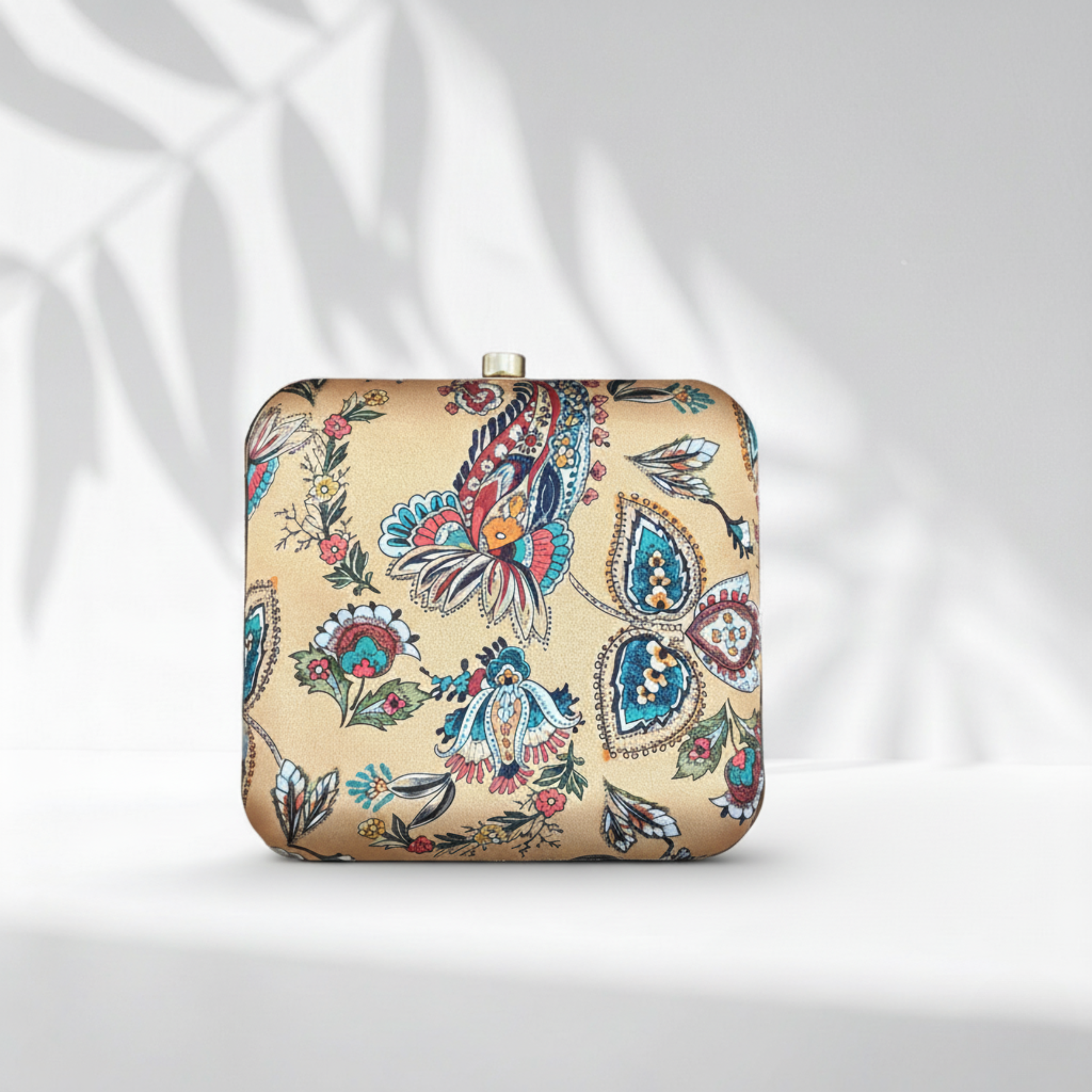 Ethnic Luxe Box Clutch